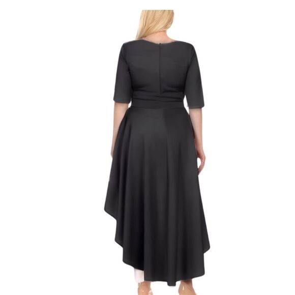 NWOT BLACK Peplum Top - Picture 4 of 4